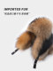 Raccoon Fur Lei Feng Hat for Men, Middle-Aged and Elderly, Winter Cotton Hat, Northeast Fleece-Lined, Cold-Proof and Warm, Fox Fur Hat
