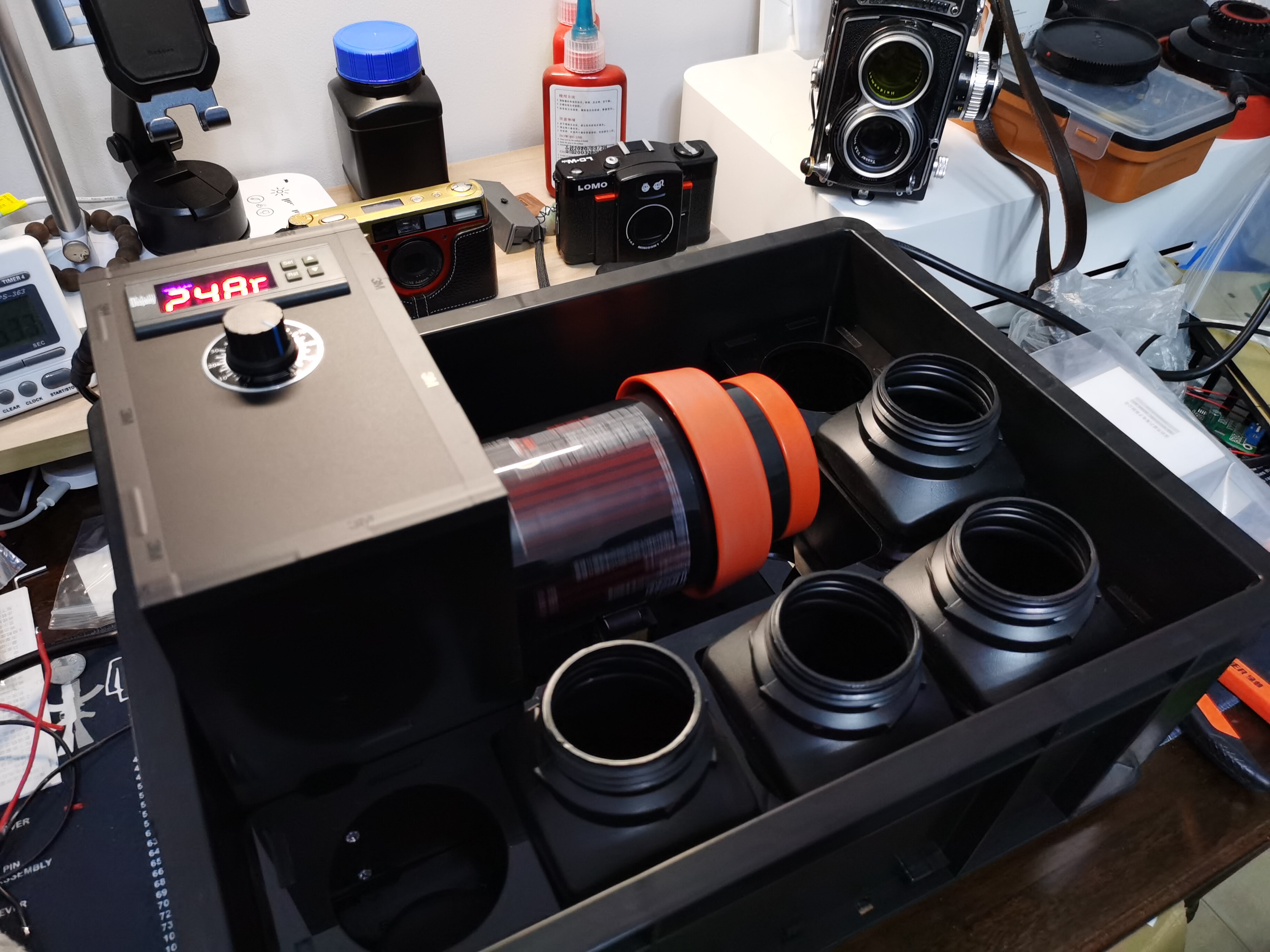 Film Washing Machine Tuohai Chocolate 2 (including Baile 1520 washing tank set)