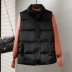 Áo vest cotton 2018 mới nữ mùa đông ngắn phiên bản Hàn Quốc của mùa thu lỏng và mùa thu vest vai mùa đông không tay vest vest hoang dã áo gile vest nữ trung niên Áo vest