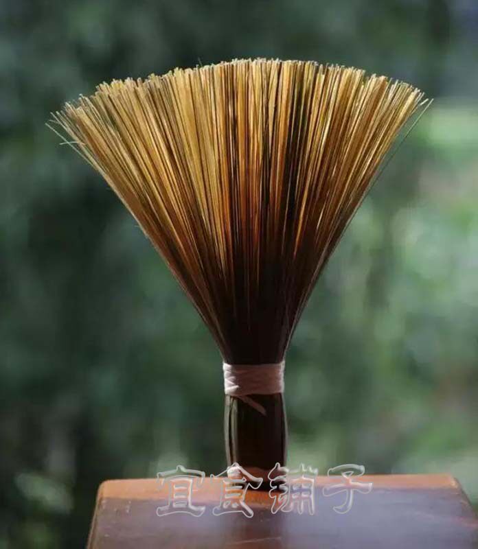 Farmhouse natural bamboo fine bamboo wire pan brushed bamboo brush hand bamboo brush pan brush without sticking with oil washing pan brush