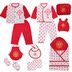 Cotton 0-3 tháng mùa thu cho bé sơ sinh trăng rằm cung cấp 6 quần áo sơ sinh bốn mùa nam và nữ hộp quà cho bé set quà tặng đầy tháng cho bé trai Bộ quà tặng em bé