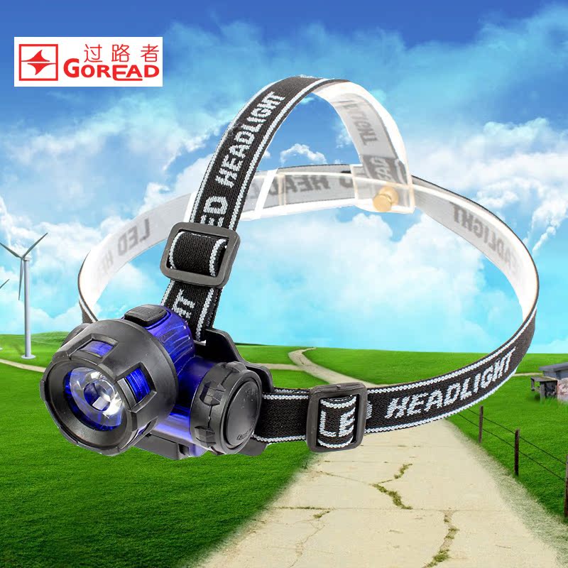 GD25 outdoor camping 3W high-power LED glare headlight fishing lamp miner's lamp night fishing lamp bicycle lamp