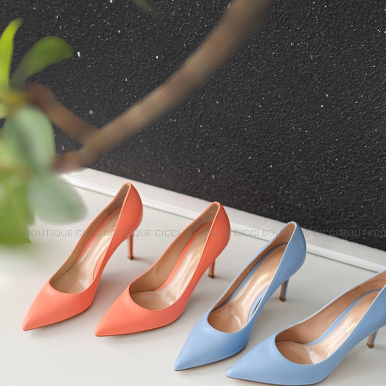 [in Stock] Gianvito Rossi Classic Gianvito85 Pointed-Toe High Heels