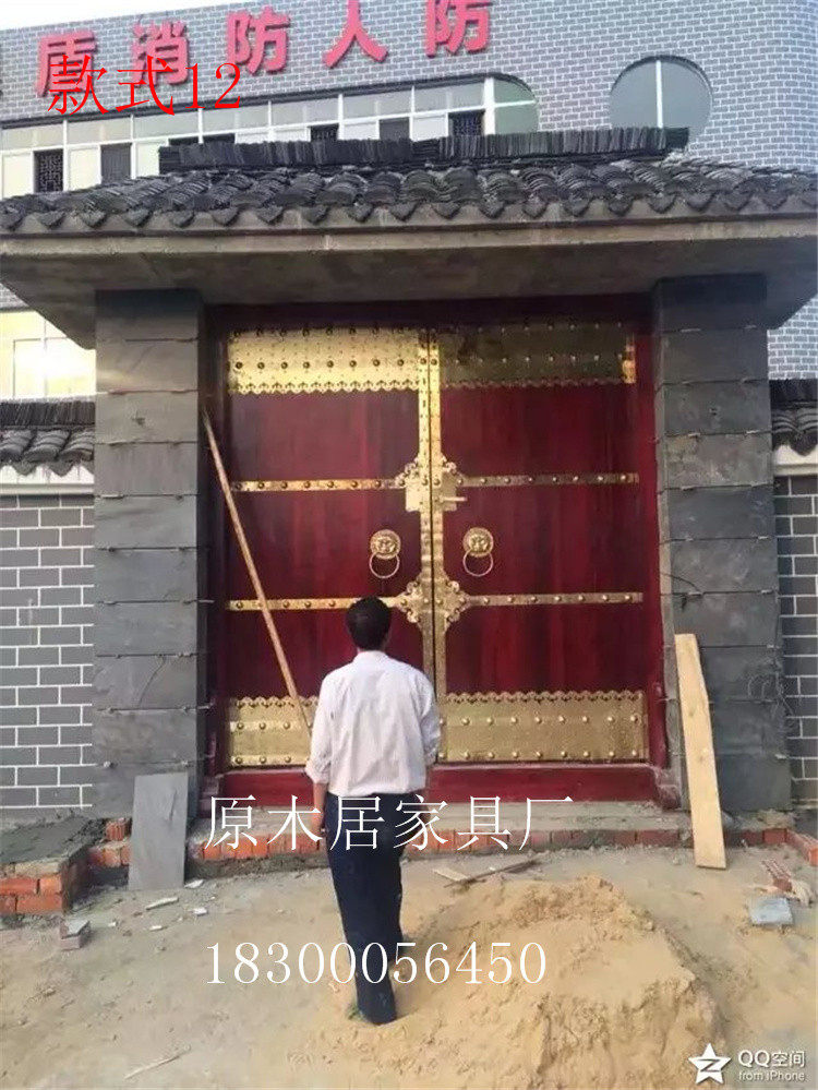 农村仿古大门楼,效果图,院子_大山谷图库
