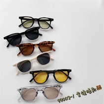 Children Retro Sunglasses Kid Comfort Rugged shaped glasses Summer Anti-UV men and women Baby sunglasses