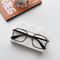 Child Neutral Box Flat Mirror Kid Fashion Trends Glasses Male Girl Personality Styling Accessories