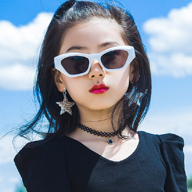 New children's sunglasses girls cool trendy children's fashion glasses children's stage handsome catwalk sunglasses