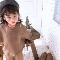 Childrens sunglasses tide tide boys and girls show sunglasses Baby shape eye chain UV protection parent-child glasses