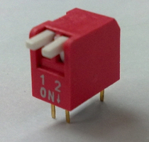 ) IN-LINE 2P pull code switch 2-position pull code switch FOOT distance 2 54MM side dial