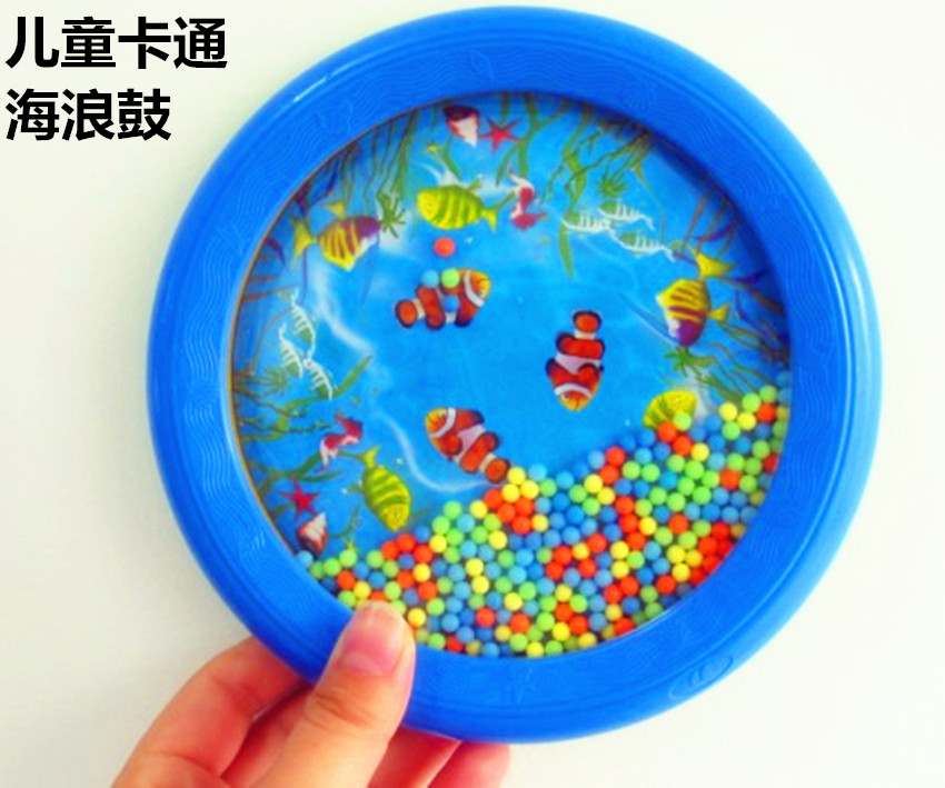 Orff GYMBOREE Đồ chơi trẻ em vàng Cùng một đoạn Nhạc cụ thời thơ ấu Trống biển Trống trống Sóng phim hoạt hình Trống sóng - Đồ chơi nhạc cụ cho trẻ em đàn organ cho bé