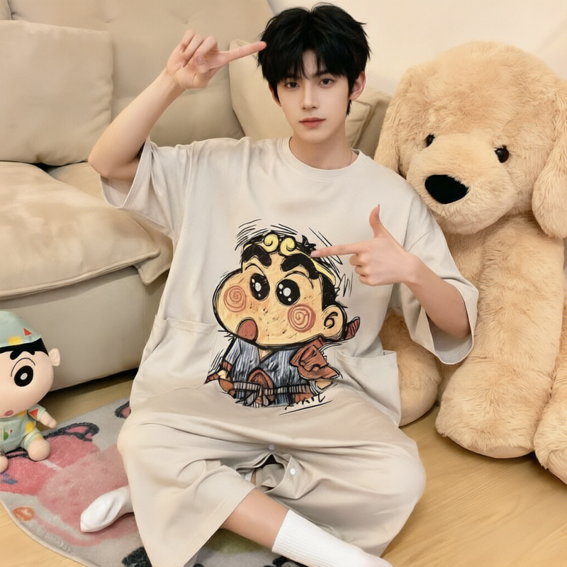 Special Clothing and Pants for Post-Circumcision Surgery, Adult, Teenager, Big Boy, Pure Cotton, Large Size Nightgown