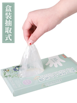 Japan km kitchen disposable gloves thickened thin film food gloves Cleaning gloves Catering beauty housework