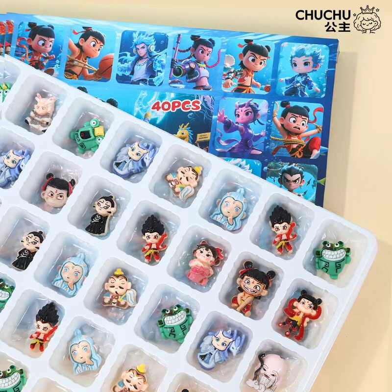 哪吒40入盲盒洞洞乐抽奖玩具儿童礼物男女孩戳戳乐学生奖励小礼品