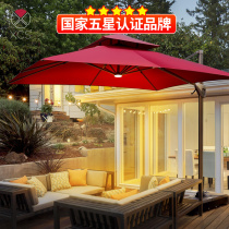  Outdoor parasol Courtyard umbrella Outdoor villa Roman umbrella Garden balcony terrace umbrella Sunscreen stall Big sun umbrella