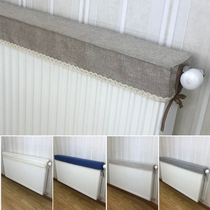  ins cotton and linen radiator cover set decoration cover Household fabric dust cover cover cover All-inclusive old-fashioned anti-blackened cover cloth