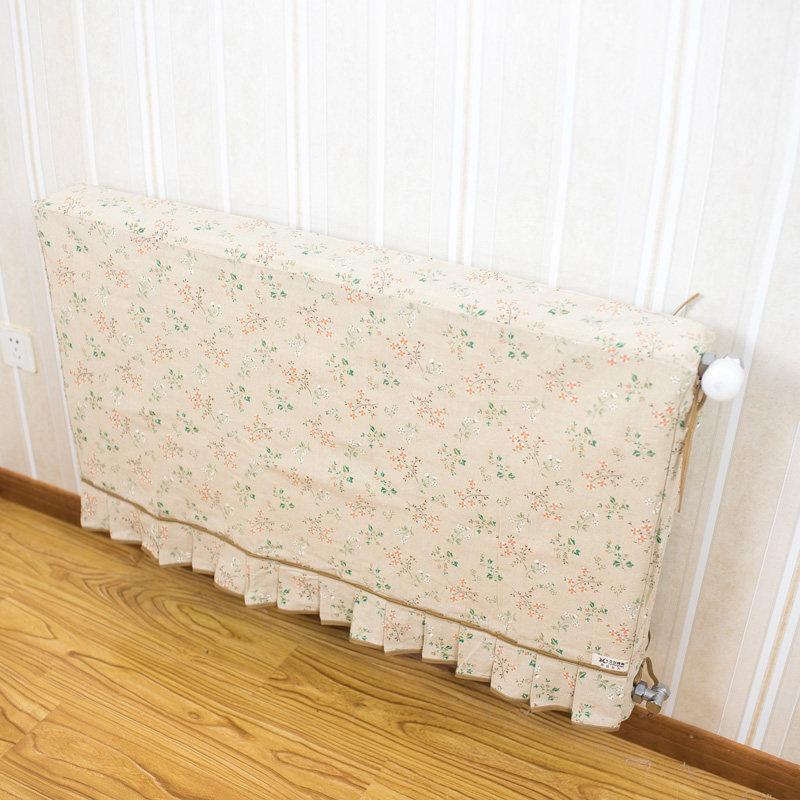 Full-pack heating sheet cover dust-proof anti-smoked black old heating sheet dust cover Decorative Hood Custom (numb and broken flowers)