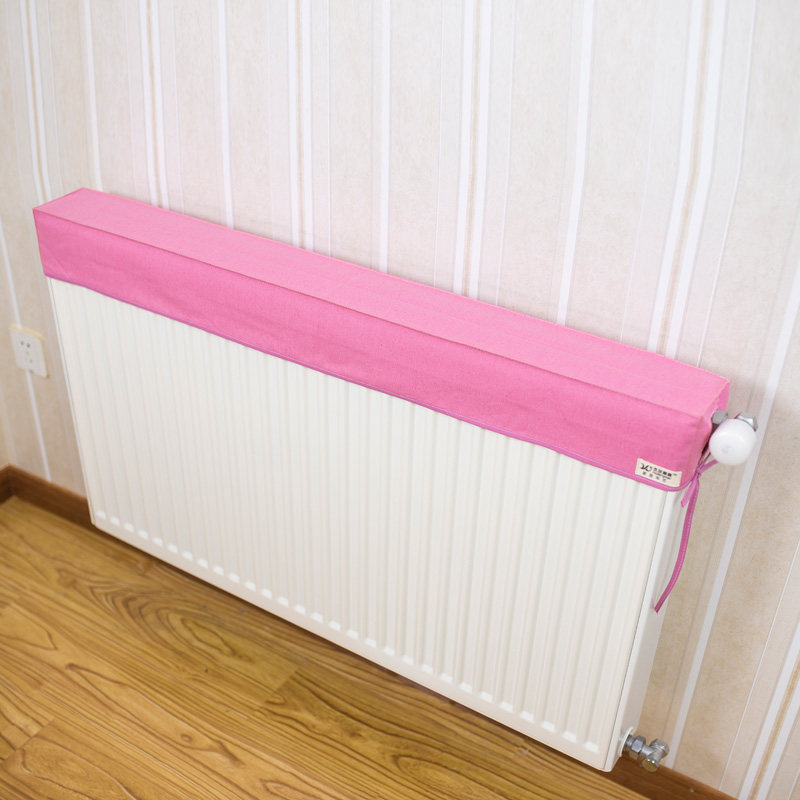 Heating cover Heating sheet cover Smoked Black Wall Hood Decorative Hood Dust Cover Central Heating Sheet Cover Pink Simple Dust Cover