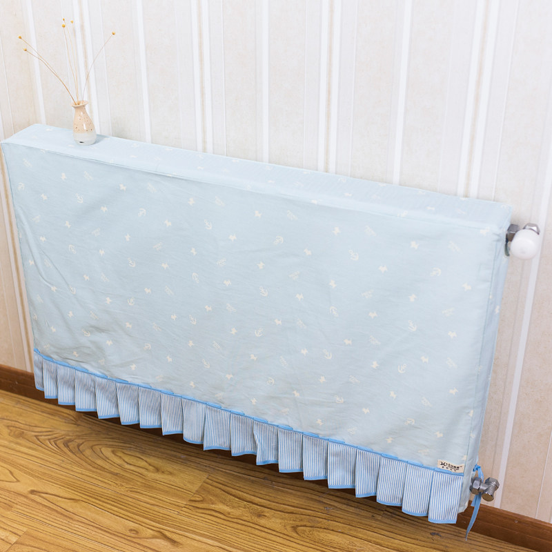 Minimalist fashion Custom all-bag heating cover old heating sheet cover Anti-smoked black dust cover fabric Decorative Heating Hood