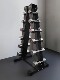 Pure Steel Small Dumbbell 1.0~10kg Lb. for Women, Children, Students, Yoga, Gym, Home Use Dumbbell Rack Set