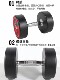 Round Head Rubber Pev Ten-Piece Three-Layer Dumbbell Rack Set for Men's Dormitory Home Fitness and Body Shaping Studio Dumbbells