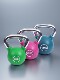 Colorful Pu Solid Kettlebell Set for Women's Yoga Fitness at Home, Men's Competitive Kettlebell Ball Lifting 4-20kg
