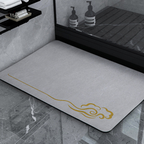 Toilet floor mat toilet door non-slip Mat toilet bathroom bathroom absorbent foot mat quick-drying bathroom moisture-proof floor mat