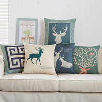 Nan Ke Dream Nordic style sofa pillow cushion female pillow male head office car waist back pillow case Core