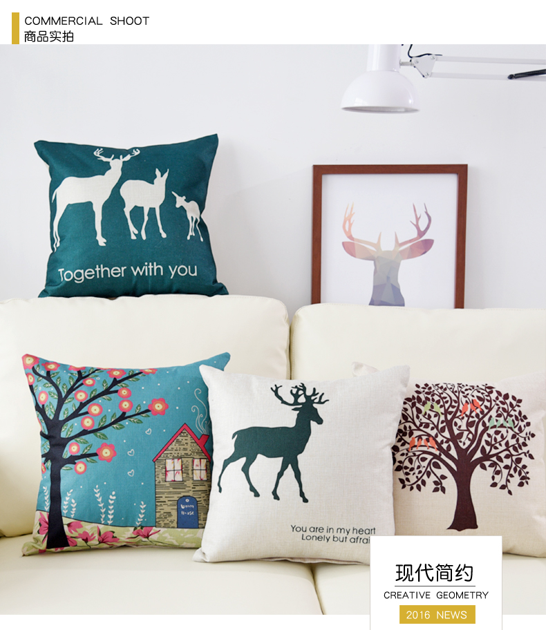 2 Gói gối đệm gối nữ thắt lưng gối tựa phim hoạt hình sáng tạo quà tặng tùy chỉnh ngủ trưa nghỉ trưa gối gối tựa sofa