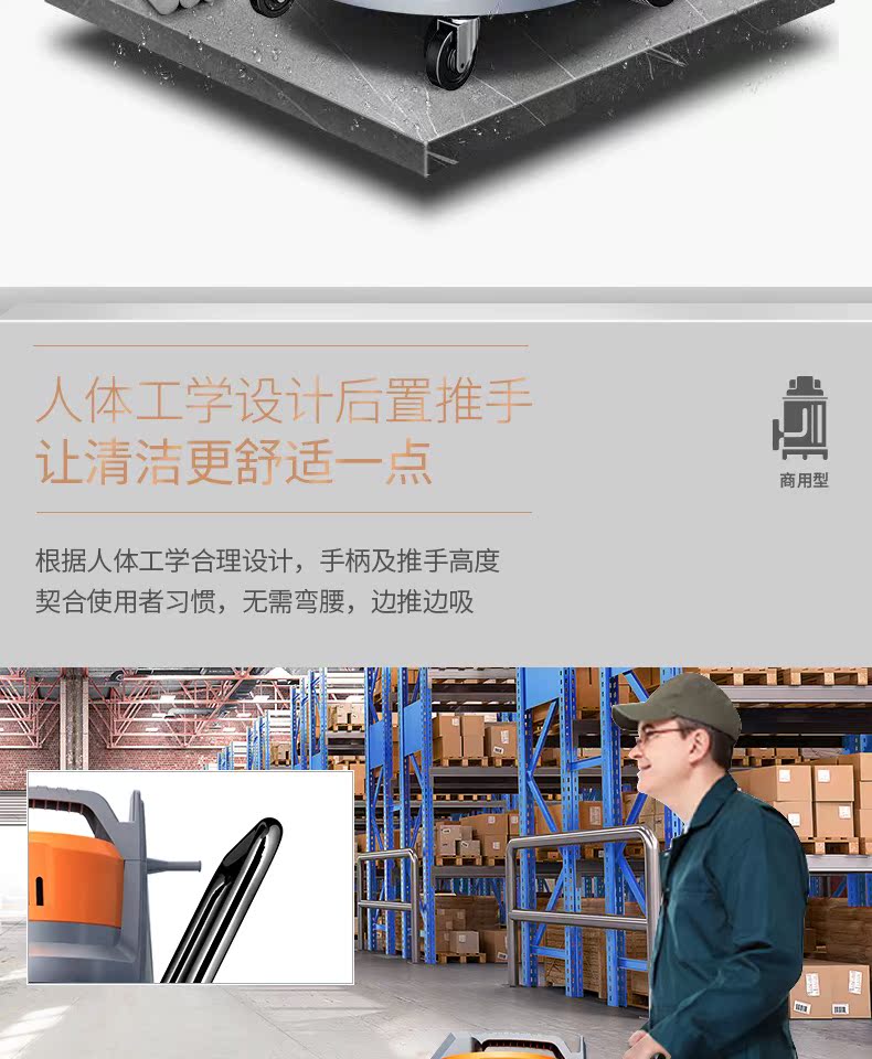 máy hút bụi ô tô tvtazvn Jeno 1800W hút mạnh thương mại công nghiệp rửa xe máy hút bụi công suất cao nhà máy xưởng hút chân không - Máy hút bụi