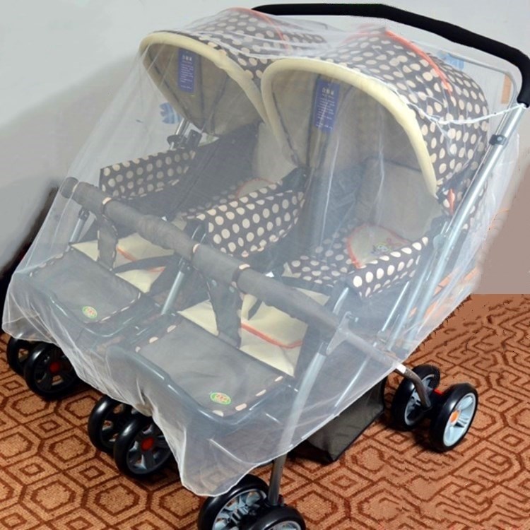 Baby stroller mosquito net full cover double hand umbrella car anti-mosquito universal princess wind yurt free installation bedroom home