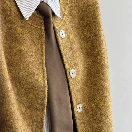 Невидимые кнопки скрытых пуговиц для женщин кашемир шерстяной шерсти