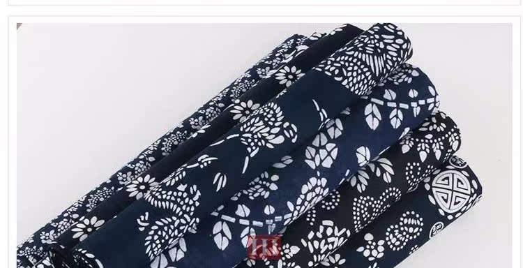 Phong cách quốc gia in cotton lanh quần áo thủ công DIY vải quần áo sofa rèm khăn trải bàn vải vải vải xô cotton