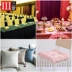 Vàng nhung handmade DIY hội nghị tiếp tân khăn trải bàn quần áo tấm vải rèm vải sofa vải Vải vải tự làm