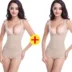 Tingmei ya thanh lịch mềm mại cơ thể thoáng khí định hình corset bụng eo sau sinh giảm béo không có dấu vết cơ thể đồ lót nữ body định hình giảm eo Một mảnh