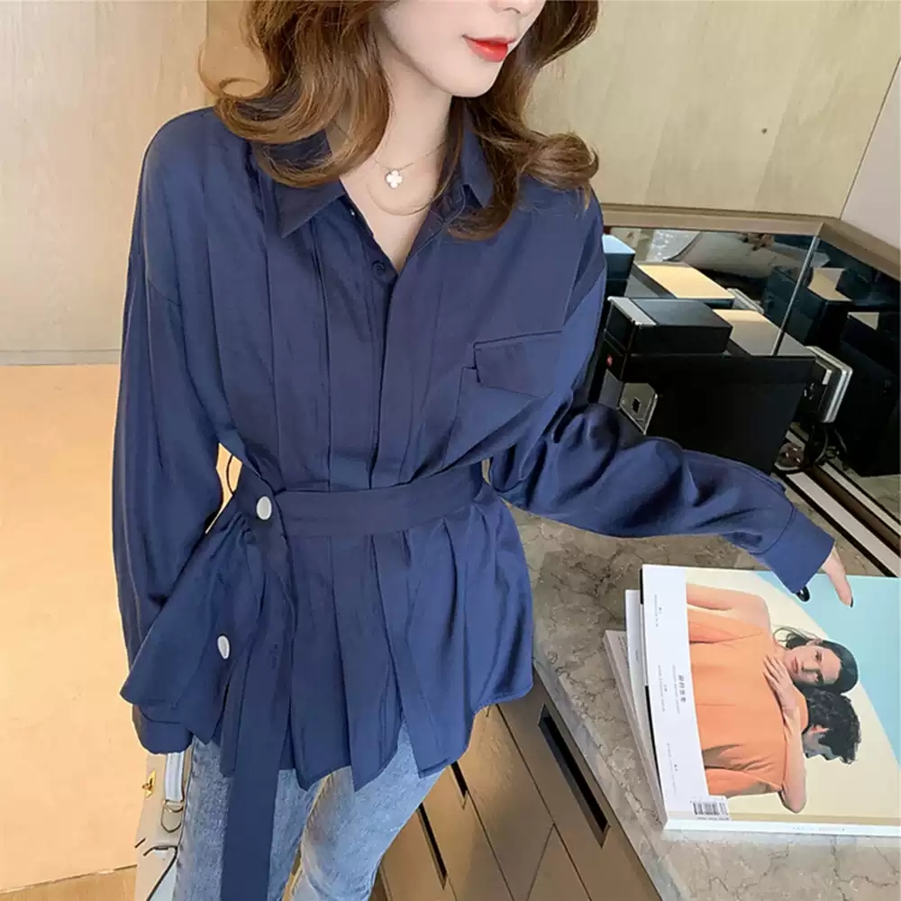 Tide card 2022 Spring autumn new Korean version loose lace with long version of large clothes design Small crowdsuit jacket for women's clothing