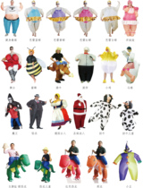 Dinosaur ballet chick clown dancer bull riding chef suit male boss devil toilet little dinosaur inflatable suit