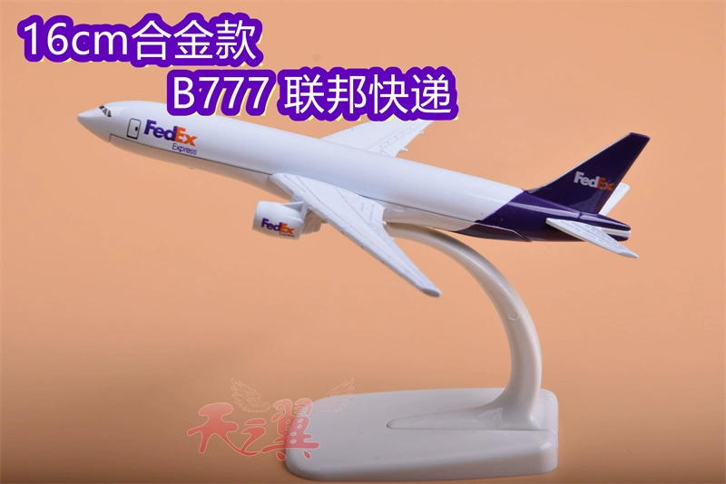 Mô hình mô phỏng máy bay lớn Boeing bằng hợp kim FEDEX Cargo Airlines FedEx B777 mô hình trang trí 47cm