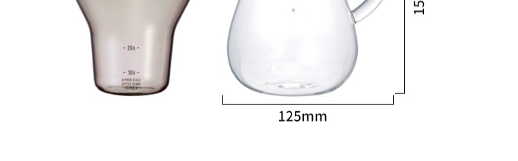 Thiết bị pha cà phê cầm tay Nhật Bản KINTO đặt cốc cà phê thủy tinh lọc kim loại bình pha cafe mini