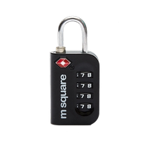 msquare customs lock padlock luggage combination lock turntable wire rope backpack locker gym lock