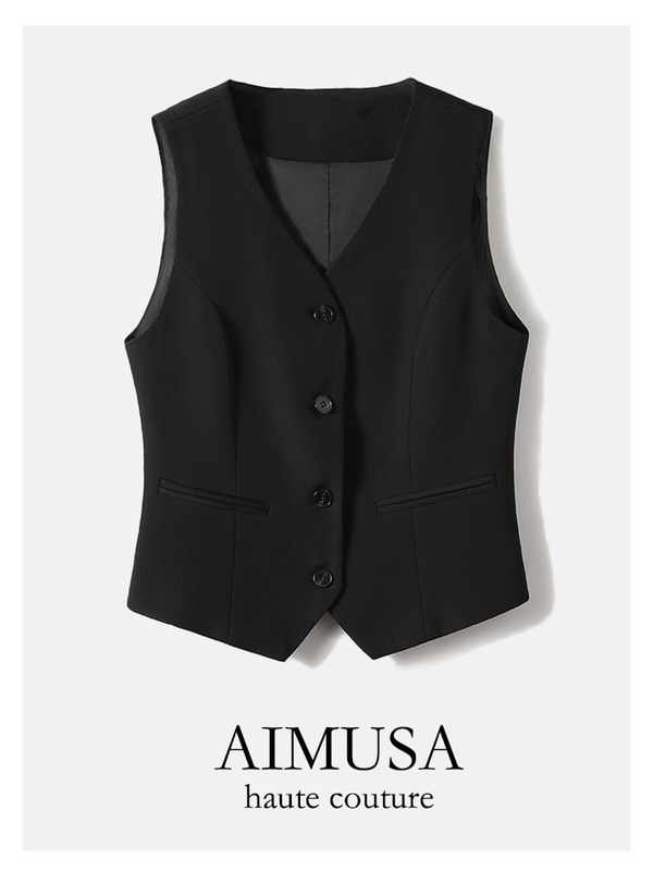 Aimusa 26 Autumn Highly Recommended Luxurious Suit Vest for Women, Sleeveless Waistcoat, British Style Aimusa 26 Autumn Highly Recommended Luxurious Suit Vest for Women, Sleeveless Waistcoat, British Style