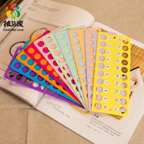6-piece cross-stitch threading board embroidery thread embroidery thread management board tools colored plastic winding board thread winding board