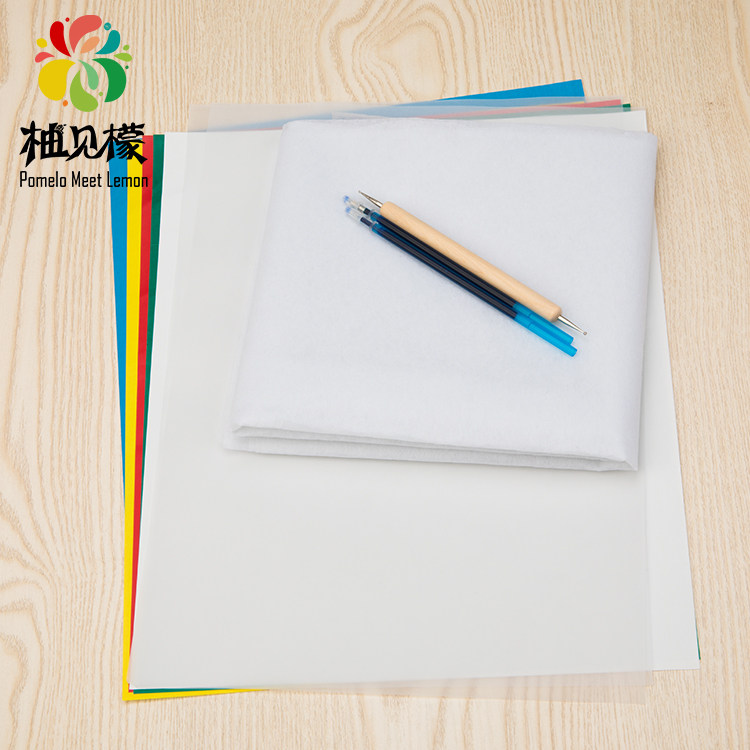 Handmade diy embroidery cloth with carbon paper Cloth art complex tracing paper Copy paper Transfer paper Sulfuric acid paper copy