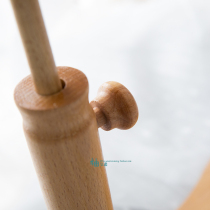 Embroidery stretcher CM adjustable embroidery rotary portable round solid wood high-end desktop hand embroidery 21 beech wood frame embroidery