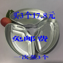 New triangular lunch box Old-fashioned aluminum lunch box Nostalgic lunch box Retro lunch box disinfection experiment box Aluminum vegetable box