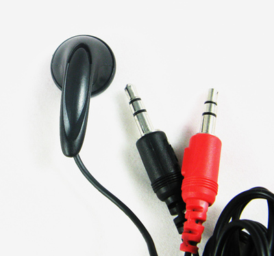 Special price handling earplug type single side headphone ear-phone traffic headphone customer service headphone with wheat 1 25 m