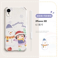 IPhone xr 6.1-Happy Snowman (отправьте полосы полос+те же обои)