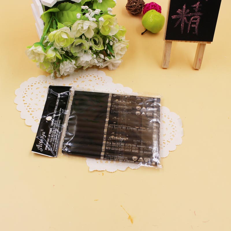 9.9 không thấm nước tự động kính thiên văn xoay bút kẻ mắt màu đen bút lông mày bút chì đa mục đích bút màu sắc tốt giá trị kẻ highlight