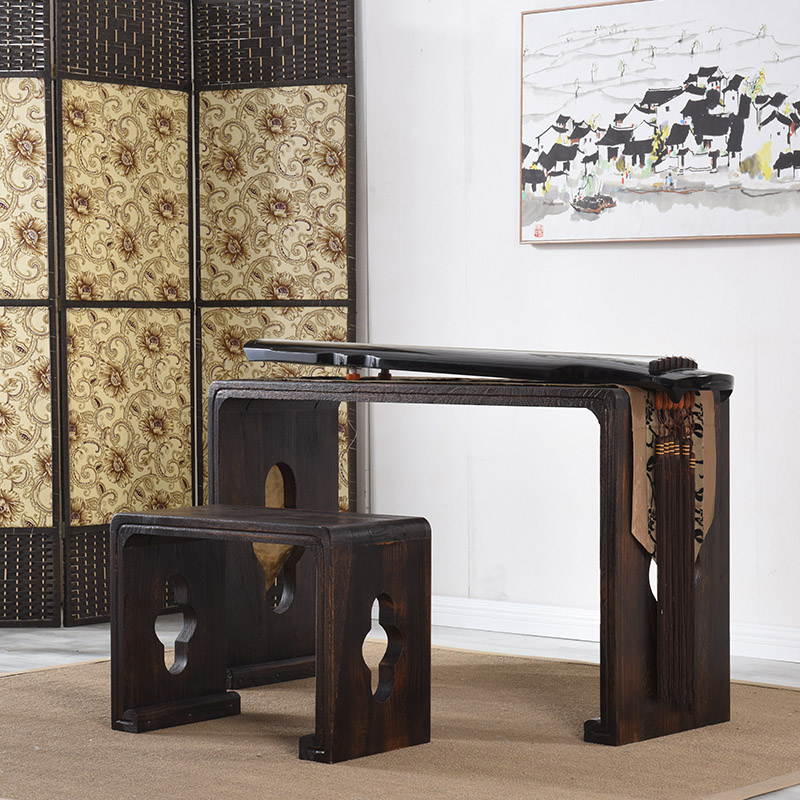 Resonance Tongmu Guqin Table Stool Chinese-style Articles for Table Out Table Table Tea