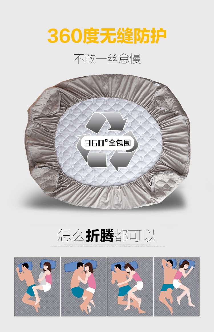 Giường bông một miếng bông nhồi bông Simmons bảo vệ vỏ nệm chống trượt bao gồm tất cả có thể tháo rời bao gồm giường 	ga giường bo chun
