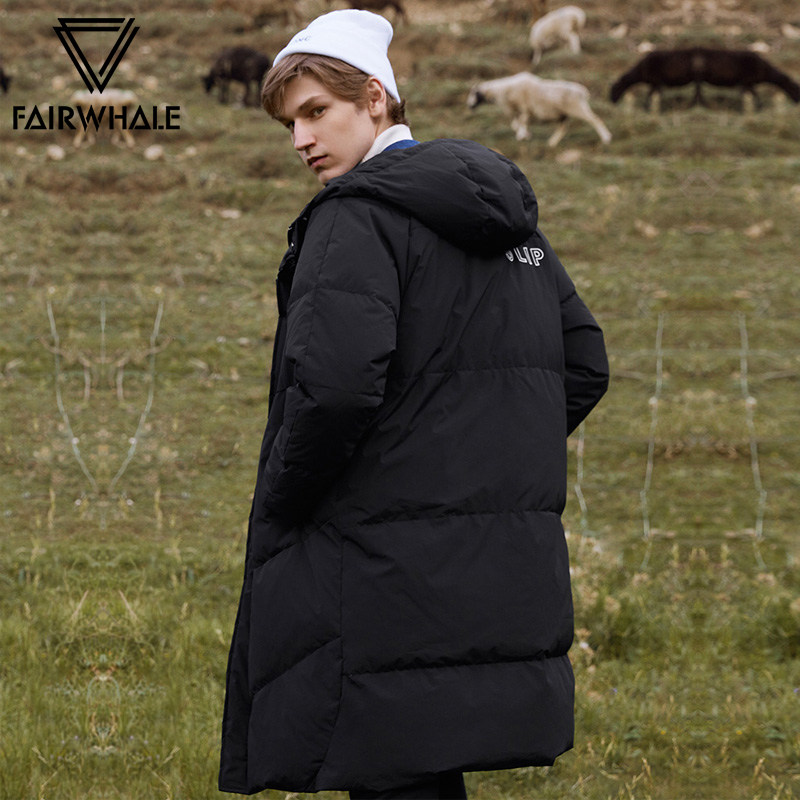 Mark Fairwhale 马克华菲 18年冬季新款 加厚长款连帽男式羽绒服 天猫优惠券折后¥698包邮(¥898-260)